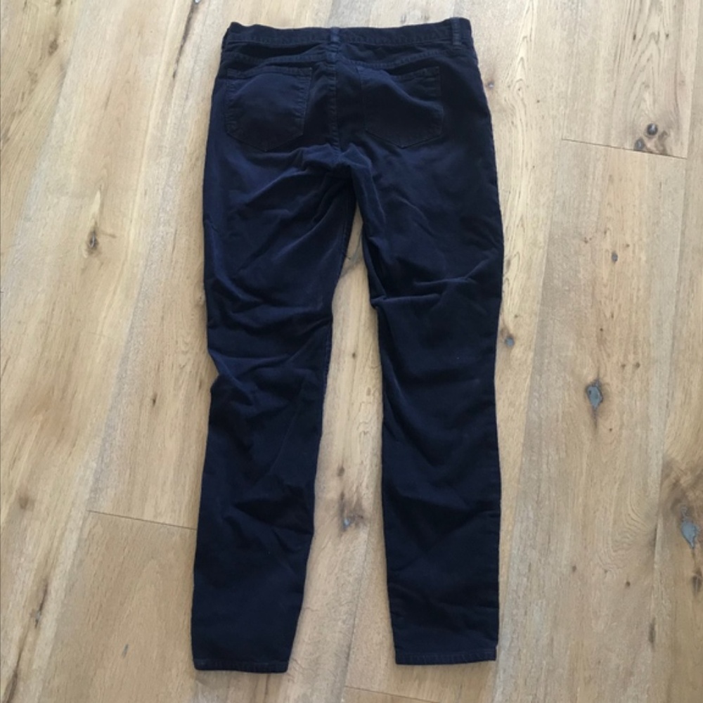 J Crew Stretch Corduroys in Navy Blue